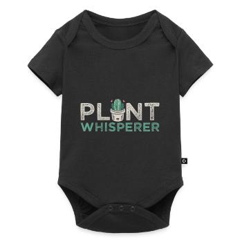 Plant Whisperer Hobby Gardener - Baby Premium short-sleeve bodysuit - black - Front