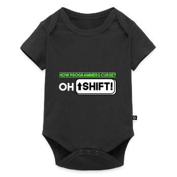 Programming - How programmers curse Oh shift - Baby Premium short-sleeve bodysuit - black - Front