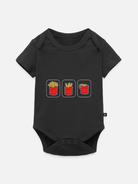 Verlust braten Künstler Geschenk - Baby Premium Kurzarmbody - Schwarz