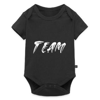 Team - Baby Premium Kurzarmbody - Schwarz - Vorne