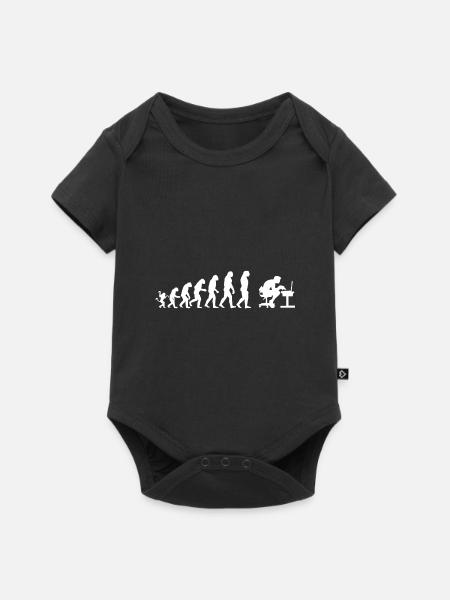 Evolution Computer - Body à manches courtes Premium Bébé - noir