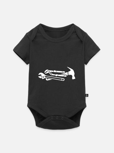 Handwerker - Baby Premium Kurzarmbody - Schwarz