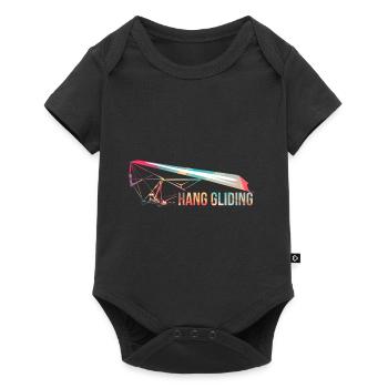 Hang gliding - Baby Premium short-sleeve bodysuit - black - Front