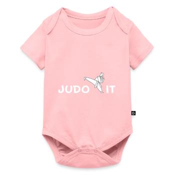 Chemise de Judo Judo Tasse Judo Spruch Geschenkidee - Body à manches courtes Premium Bébé - rose - Devant