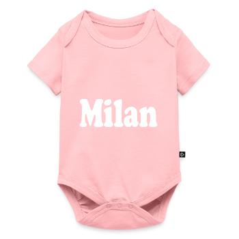 Milan Milan Milano - Baby Premium short-sleeve bodysuit - rose - Front