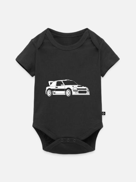 Voiutre de rallye - Body à manches courtes Premium Bébé - noir