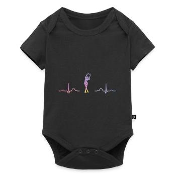 Figure Skating Ice Skating Figure Skating - Baby Premium short-sleeve bodysuit - black - Front