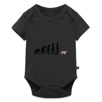 Bouledogue français - Body à manches courtes Premium Bébé - noir - Devant