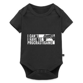 Gamer I Cant I Have To Procrastigame Gaming - Baby Premium short-sleeve bodysuit - black - Front