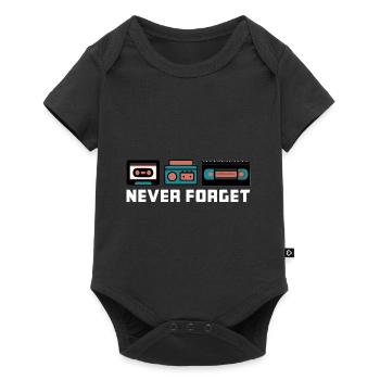 Never Forget - Body à manches courtes Premium Bébé - noir - Devant