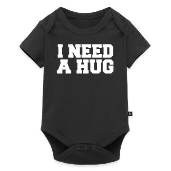 I need a hug - corona gift saying - Baby Premium short-sleeve bodysuit - black - Front