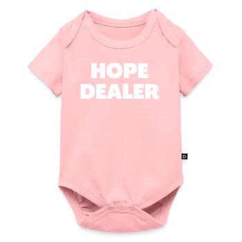 Hope Dealer - Christian Quotes - Baby Premium short-sleeve bodysuit - rose - Front