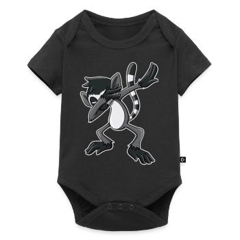Lémurien Dabbing - Body à manches courtes Premium Bébé - noir - Devant