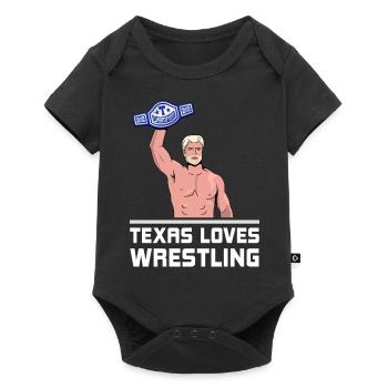 Texas wrestling design for proud Texas fans - Baby Premium short-sleeve bodysuit - black - Front