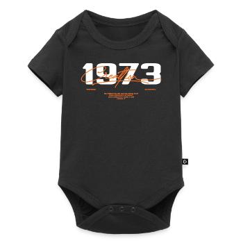 1973 Vintage Retro 1973 Birthday Gift 1973 - Baby Premium short-sleeve bodysuit - black - Front