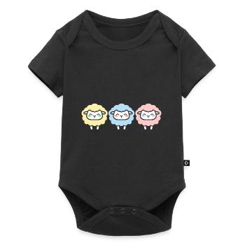 Sheep - Baby Premium short-sleeve bodysuit - black - Front
