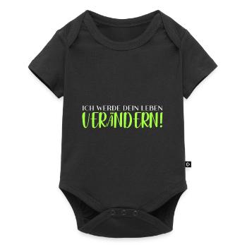 Ich werde dein Leben verändern! - Baby Premium Kurzarmbody - Schwarz - Vorne