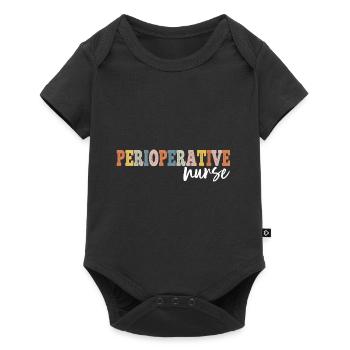 Perioperative Nurse Registered Nurse RN LPN - Baby Premium short-sleeve bodysuit - black - Front
