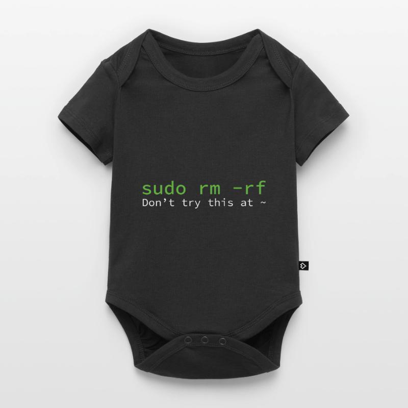 sudo rm -rf Don_t try thi... Programmierer & Nerd Baby Premium Kurzarmbody