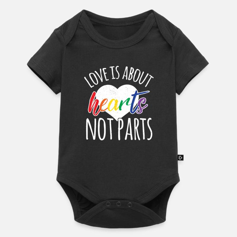 lgBT - Baby Premium Kurzarmbody - Schwarz