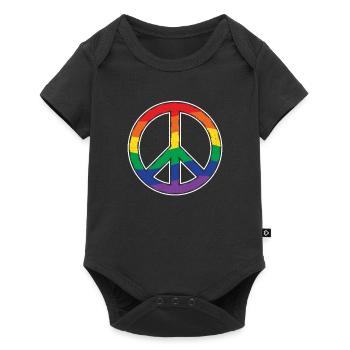 lgBT - Body à manches courtes Premium Bébé - noir - Devant