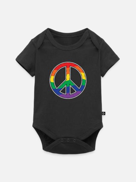 lgBT - Baby Premium Kurzarmbody - Schwarz