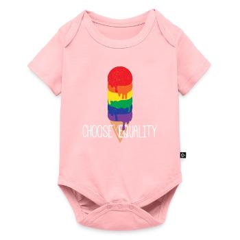 lgBT - Baby Premium short-sleeve bodysuit - rose - Front