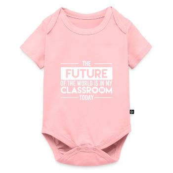 professeur - Body à manches courtes Premium Bébé - rose - Devant
