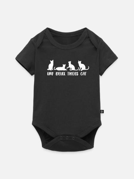 Funny Cat Kitty Kitten Men Women Girl Maman Birthday - Body à manches courtes Premium Bébé - noir