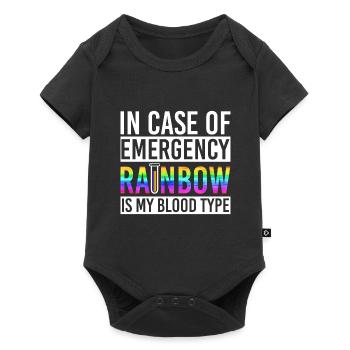 Cool LGBTQA + Ally Trans Pride Human Right Clothing - Body à manches courtes Premium Bébé - noir - Devant