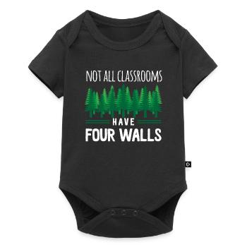 Not All Classrooms Have Four Walls Classroom - Baby Premium short-sleeve bodysuit - black - Front