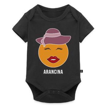 Arancina Sicilian specialità Maglietta - Baby Premium Kurzarmbody - Schwarz - Vorne