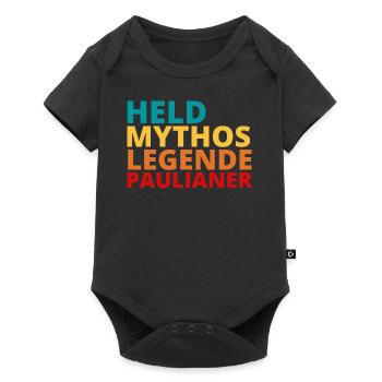 St Pauli. St pauli fan. Paulianer Hamburger fan - Baby Premium short-sleeve bodysuit - black - Front