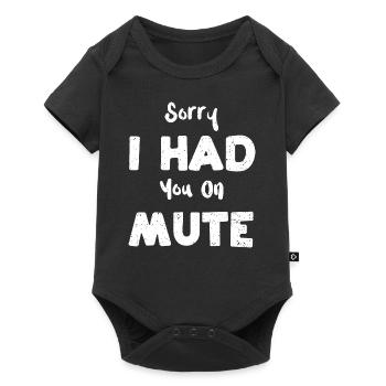 Sorry I Had You On Mute - Employee - Baby Premium short-sleeve bodysuit - black - Front