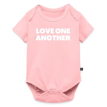 Aimez-vous les uns les autres - Citations chrétiennes - Body à manches courtes Premium Bébé - rose - Devant