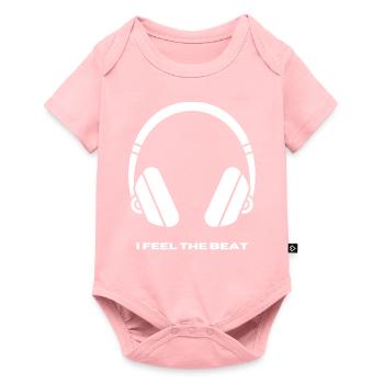 JE SENS LE RYTHME - Body à manches courtes Premium Bébé - rose - Devant