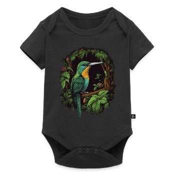 Hummingbird, Bird, Nature, Animals, Wilderness - Baby Premium short-sleeve bodysuit - black - Front