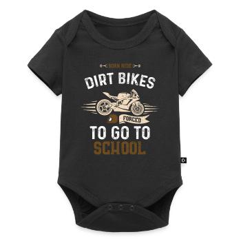 Born Ride Dirt Bikes forcé... - Body à manches courtes Premium Bébé - noir - Devant