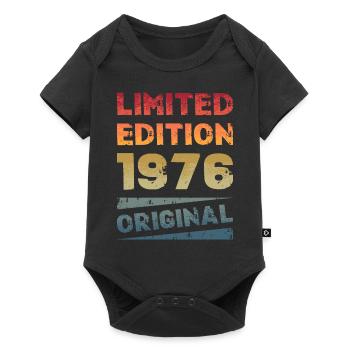 Limited Edition Birthday Party Vintage 1976 - Baby Premium short-sleeve bodysuit - black - Front