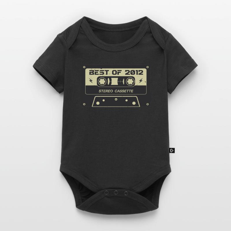 Retro Kassette 2012 vintage 2012 Geburtstag 2012 Baby Premium Kurzarmbody