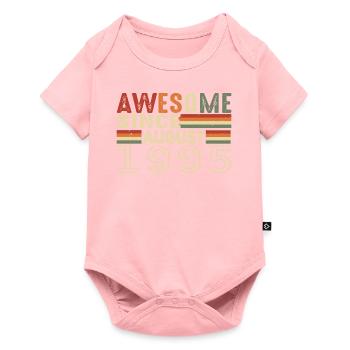August 1995 Vintage Birthday Gift 29 Years - Baby Premium short-sleeve bodysuit - rose - Front