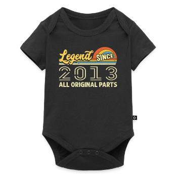 Legendary since 2013 Birthday 2013 Vintage 2013 - Baby Premium short-sleeve bodysuit - black - Front