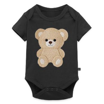 Fluffy Bear T-shirt – Kawaii and Cozy Style - Baby Premium short-sleeve bodysuit - black - Front
