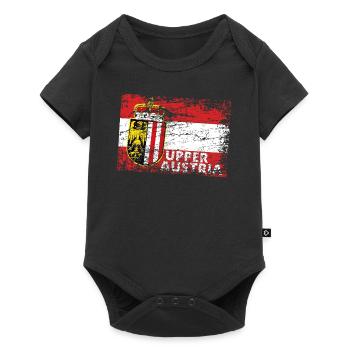 Oberösterreich - Österreich Upper Austria / Linz - Baby Premium short-sleeve bodysuit - black - Front
