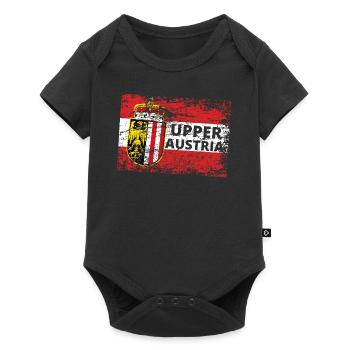 Oberösterreich - Österreich Upper Austria / Linz - Baby Premium short-sleeve bodysuit - black - Front