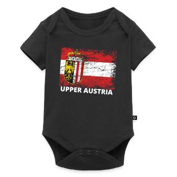 Oberösterreich - Österreich Upper Austria / Linz - Baby Premium short-sleeve bodysuit - black - Front