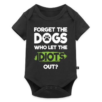 Idiot Work Evil Provocation - Baby Premium short-sleeve bodysuit - black - Front
