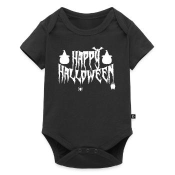 happy halloween - Baby Premium short-sleeve bodysuit - black - Front