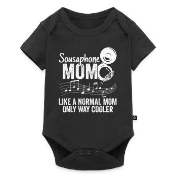 Sousaphone Mom Brass Band Musician - Baby Premium short-sleeve bodysuit - black - Front