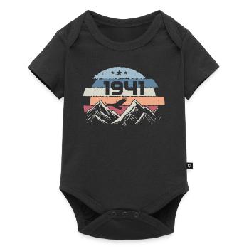 Original 1941 Vintage 1941 Birthday 1941 - Baby Premium short-sleeve bodysuit - black - Front